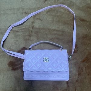 satchel designer inspired pink purse